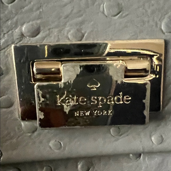 Kate Spade Textured Gray Shoulder Bag - Picture 2 of 12